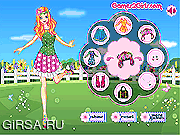 Флеш игра онлайн Романтический образ / Showy Flowers Girl