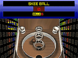 Флеш игра онлайн Ски мяч - аркада