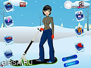 Флеш игра онлайн Лыжи Девушки Одеваются / Ski Girl Dress Up