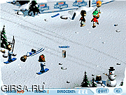 Флеш игра онлайн Лыжный спуск