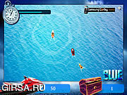 Флеш игра онлайн Blue Ski Challenge