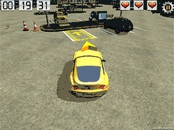 Флеш игра онлайн Парковка у торгового центра / Skill 3D Parking Mall Madness Webgl