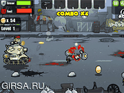 Флеш игра онлайн Сократите зомби / Slash Zombies Rampage