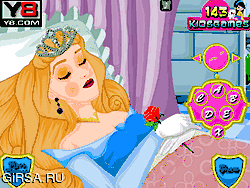 Флеш игра онлайн Макияж спящей красавицы / Sleeping Beauty Makeover