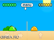 Флеш игра онлайн Slime Volley