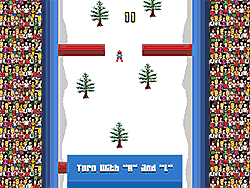 Флеш игра онлайн Чувак лыжник