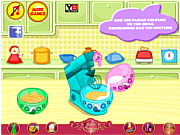 Флеш игра онлайн Печенья с малиновой начинкой / Smurfette Raspberry Cookie Bars