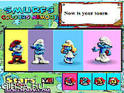 Флеш игра онлайн Смурфики: тренируем память / Smurfs Colours Memory 