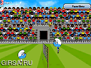 Флеш игра онлайн Чемпионат мира Смурфов / Smurfs World Cup