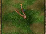 Флеш игра онлайн Змея против человека