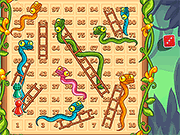 Флеш игра онлайн Змеи и лестницы