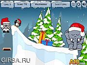 Флеш игра онлайн Храпящий слон / Snoring 2: Winter Edition