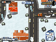 Флеш игра онлайн Парковка на снегу / Snow Plow Parking