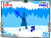 Флеш игра онлайн Битва снежками / Snowball Battle