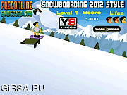 Флеш игра онлайн Спортивный стиль / Snowboarding 2010 Style