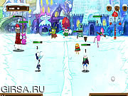 Флеш игра онлайн Веселые снежки 2 / Snowbrawl 2
