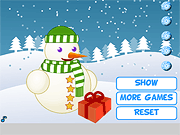 Флеш игра онлайн Снеговик Одеваются