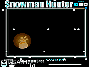 Флеш игра онлайн Снеговик Охотник