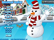 Флеш игра онлайн Снеговик Чайник