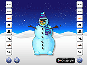 Флеш игра онлайн Снеговик Чайник / Snowman Maker Pro