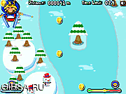 Флеш игра онлайн Снежный Марио 4