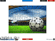 Флеш игра онлайн Футбольный стадион Пазл / Soccer Stadium Jigsaw
