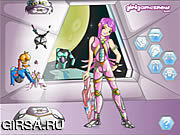 Флеш игра онлайн Девушка Dressup космоса Соня / Sonia Space Girl Dressup