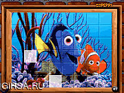 Флеш игра онлайн Сортируйте мои плитки находя Nemo