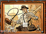 Флеш игра онлайн Sort My Tiles Indiana Jones