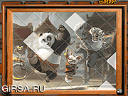 Флеш игра онлайн Sort My Tiles Kung Fu Panda