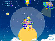 Флеш игра онлайн Космические Пузыри / Space Bubbles
