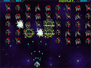 Флеш игра онлайн Космический Корабль Захватчиков / Space Ship Invaders