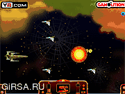 Флеш игра онлайн Космическая битва / Space Strike Force