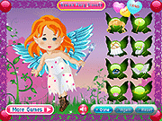 Флеш игра онлайн Блеск Фея Одеваются / Sparkle Fairy Dressup