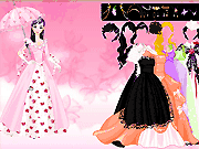 Флеш игра онлайн Игристые Принцесса Одеваются / Sparkling Princess Dressup