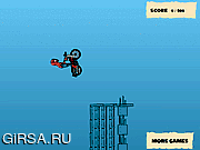 Флеш игра онлайн Человек-паук. Велоспорт