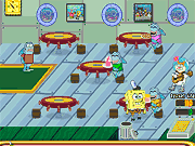 Флеш игра онлайн Спанч Боб Ужин / SpongeBob Dinner