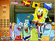Флеш игра онлайн Спанч Боб - Найти номера / Spongebob Find The Numbers 