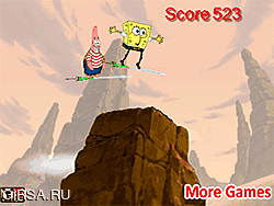 Флеш игра онлайн Спанч Боб Летающий Меч / Spongebob Flying Sword