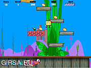 Флеш игра онлайн Прыжок Губки Боба 2 / SpongeBob Jump 2