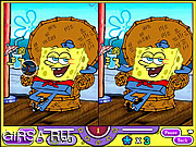Флеш игра онлайн Спанч Боб / SpongeBob Love Differences 