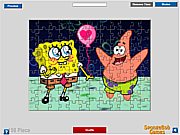 Флеш игра онлайн День рождение Губки Боба. Мозайка / SpongeBob Squarepants Birthday