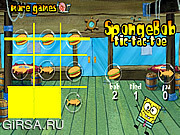 Флеш игра онлайн SpongeBob Tic Tac Toe