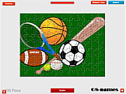 Флеш игра онлайн Спортивные шары. Мозайка / Sport Balls Jigsaw