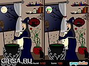 Флеш игра онлайн Найди отличия  - Хэллоуин / Spot The Difference - Halloween