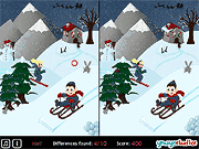 Флеш игра онлайн Найди отличия: зимние сказки / Spot the Difference: Winter Tales