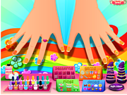 Флеш игра онлайн Весенний дизайн ногтей