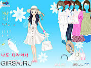 Флеш игра онлайн Spring Hats Dress Up