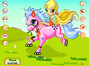 Флеш игра онлайн Стелла Пони Одевалки / Stella Pony Dressup