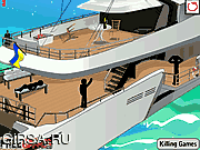 Флеш игра онлайн Смерть Стикмана на яхте